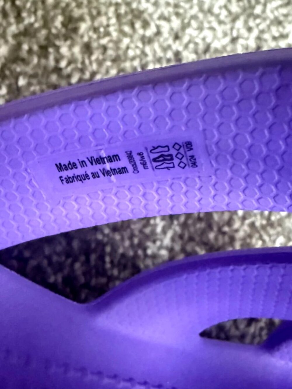 Crocs Mega Crush Triple Strap Platform Sandals Purple Galaxy Women's 8 Men's 6 - Picture 12 of 14